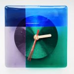 Zegar ze szkła 18x18 cm