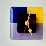 Zegar ze szkła 10x10 cm