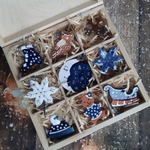 Komplet zawieszek Blue Moon, <br> 9 szt.