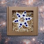 Zawieszka ceramiczna gwiazda biała